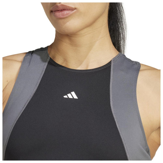 Adidas Γυναικεία αμάνικη μπλούζα Techfit Colorblock Training Crop Tank Top